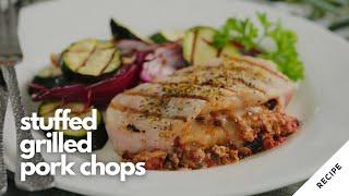 Mediterranean Stuffed Pork Chops | Ontario Pork Recipes