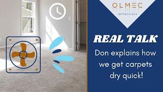 The Best Way to Get Your Carpets Dry Quick!