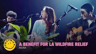 MUNA - "I Know A Place", "Silk Chiffon" - G*VE A F*CK LA - A Benefit for LA Fire Relief