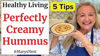 5 Tips for How to Make Hummus Perfectly Creamy Every Time - Easy Hummus Recipe with Dukkah Topping