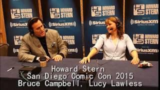 (NSFW) (Audio) Bruce Campbell and Lucy Lawless on Howard Stern 2015