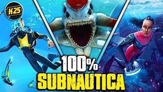 I Survived 200 Days in Subnautica to complete 100% - The Movie