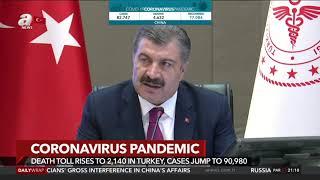 Turkey's coronavirus death toll rises by 123 to 2,140 -minister / A News