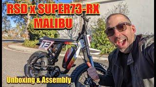 RSD x SUPER73 RX MALIBU UNBOXING & ASSEMBLY - limited edition Roland Sands/Super73 eBike collab (4K)