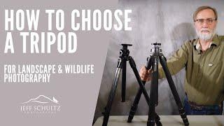 How to Choose a Tripod- for Landscape & Wildlife Photographers