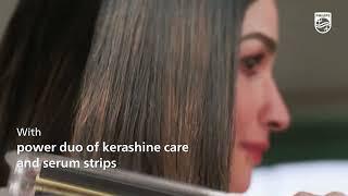 Philips NourishCare hair straightener | NourishCare power duo | No Heat Damage* | BHS526/00