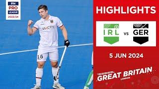 FIH Hockey Pro League 2023/24 Highlights - Ireland vs Germany (M) | Match 2