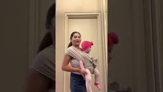 Konny Baby Carrier, baby facing forward | How to wear Konny baby carrier while baby facing forward