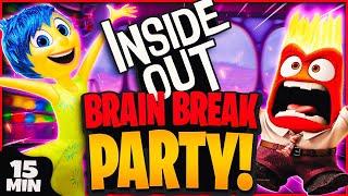 Inside Out Brain Break Party | Freeze Dance | Brain Breaks for Kids | Just Dance | Danny Go