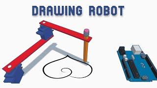 DIY Drawing Robot | Draw Anything With This Robot At Home | Arduino Servo Motor Robot | 2-DOF Robot