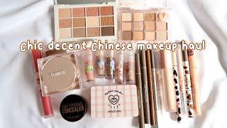 Chic decent Chinese affordable makeup unboxing haul| review + discount code!