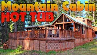 CABIN WITH A HOT TUB ! AWESOME airbnb WAY UP IN THE MOUNTAINS of ASHLAND OREGON