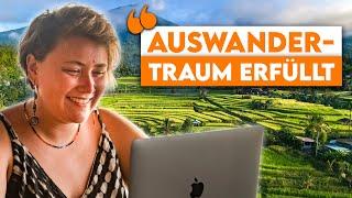 "Mit 4000€ und nur 1 Kunden nach Bali" - Julia's inspirierende Auswanderungsstory