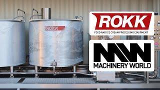 ROKK MP 1200 Ice Cream Batch Mix Pasteurisation / Processing Plant ‘Reconditioned’