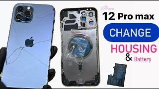 iPhone 12 pro max change housing /disassembly & assemble Step by Step