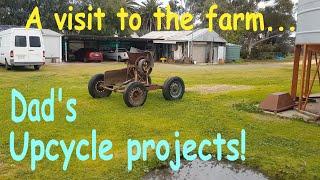 The beginnings of The Ultimate Recycler - an upcycling tour of the family farm - Murtoa, Victoria