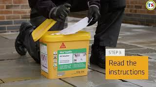 How to apply Sika Fastfix All Weather Jointing Compound | Toolstation