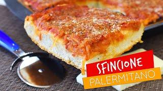 Sfincione palermitano fatto in casa alto e soffice - Ricetta originale siciliana