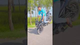 220f rolling stoppie  | bike rider | bike stunt #shorts #short #rider #bikerider #superbike