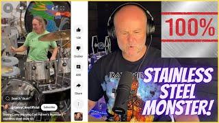 Drum Teacher Reacts: Danny Carey Geeks Out Over Carl Palmer’s Legendary Stainless Steel Drum Kit