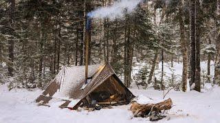 Hot Tent Winter Camping