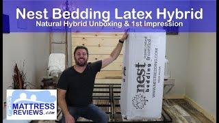 Nest Latex Hybrid Mattress Unboxing & 1st Impression | Nest Bedding | Natural Latex