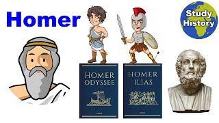 Der Dichter Homer I  Biografie & Werke (Ilias und Odyssee)