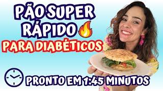 Pão Low Carb Super Rápido De Micro-ondas Ideal Para Diabéticos