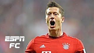 Robert Lewandowski scores 5 GOALS IN 9 MINUTES for Bayern Munich vs. Wolfsburg (2015) | Bundesliga