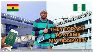 I flew AIR PEACE into the new LAGOS international airport Terminal from Kotoka international Airport