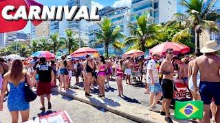  Leblon Carnaval Street Party | Rio De Janeiro Brazil | Bloco Party 4K