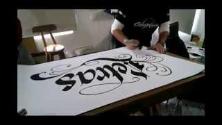 Caligrafia el caligrafo - letras uncial