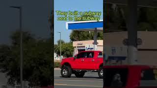 they built a subway next to the subway...