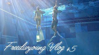 eng) Freediving vlog | 햇살맛집 딥스테이션 | 펀다이빙의 길