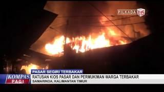 Pasar Terbakar Di Samarinda