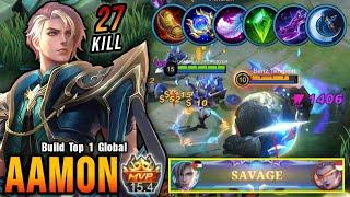 27 Kills + SAVAGE!! Aamon New Build (PLEASE TRY) - Build Top 1 Global Aamon ~ MLBB