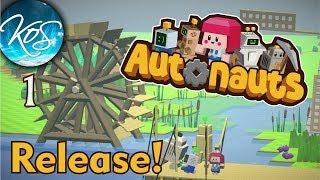Autonauts Ep 1: AUTOMATED AUTOMATION! - (Production Chain Colony Builder) Release!!! Let's Play