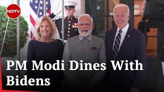 PM Modi's US Visit | US President Joe Biden, First Lady Jill Biden Receive PM Modi At White House