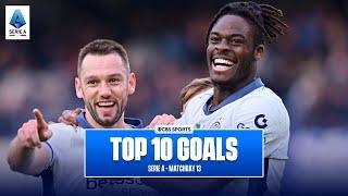 Serie A Top 10 Goals of Matchday 13 - 2024/25 | Ademola Lookman, Stefan de Vrij | CBS Sports Golazo