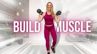 30 minute Full Body Compound STRENGTH WORKOUT with Dumbbells