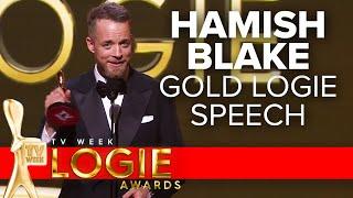 Hamish Blake wins the Gold Logie | TV Week Logie Awards 2022