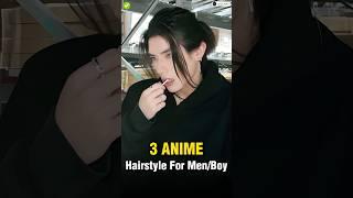 3 Best Anime Hairstyle For Men's  || #shorts #viral