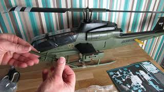 HASLAB DRAGONFLY ASSAULT HELICOPTER GIJOE CLASSIFIED UNBOXING  PART 1