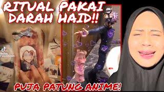 RITUAL PAKAI DAR4H HAID ‼️ PUJA PATUNG ANIME!! VIRAL TIKTOK