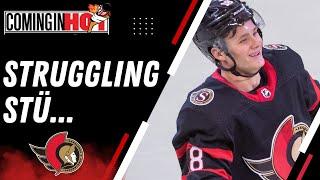 The Struggles of Tim Stützle : Ottawa Senators Analysis | Coming in Hot