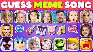 Guess The Meme & Movie SONGS ? Despicable me 4 quiz , King Ferran, Salish Matter, Inside Out Quiz