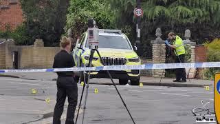 4/6/24 Hit & Run After Car Made Off From Police-Male Cyclist-Critical Injuries. Norbury Ave, SW16