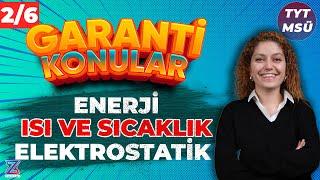 TYT FİZİK - GARANTİ KONULAR FKB KAMPI - 2.GÜN/6 GÜNDE - 9.Sınıf 2. Dönem Fizik Konuları