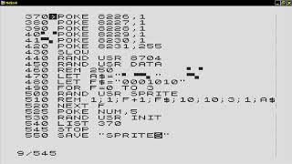 Sprites 19xx  SINCLAIR ZX80 ZX 80 ZX81 ZX 81 Science of Cambridge Ltd