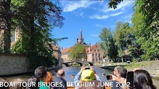 Boat Tour in Bruges! June 2022